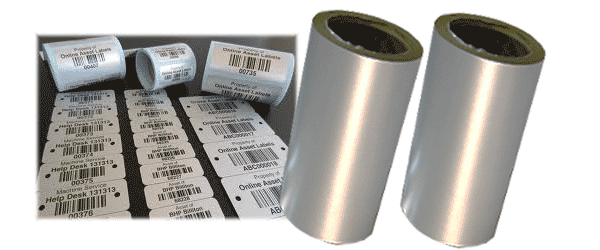 etichette adesive perosnalizzate alluminio matt